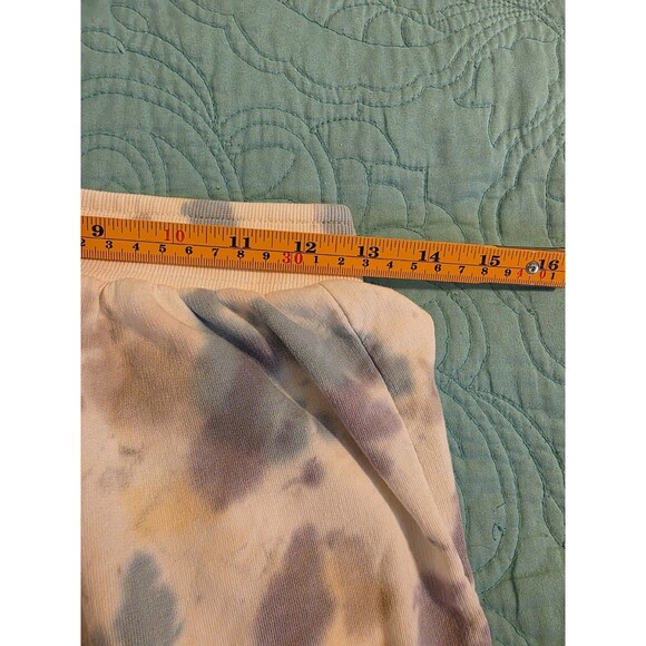 Quiksilver Women's Size Small Light Colored Tie-Dyed 100% Cotton Sweat Pants - Picture 7 of 9